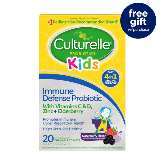 Culturelle® Kids Immune Defense Probiotic 20 Count - Free Gift