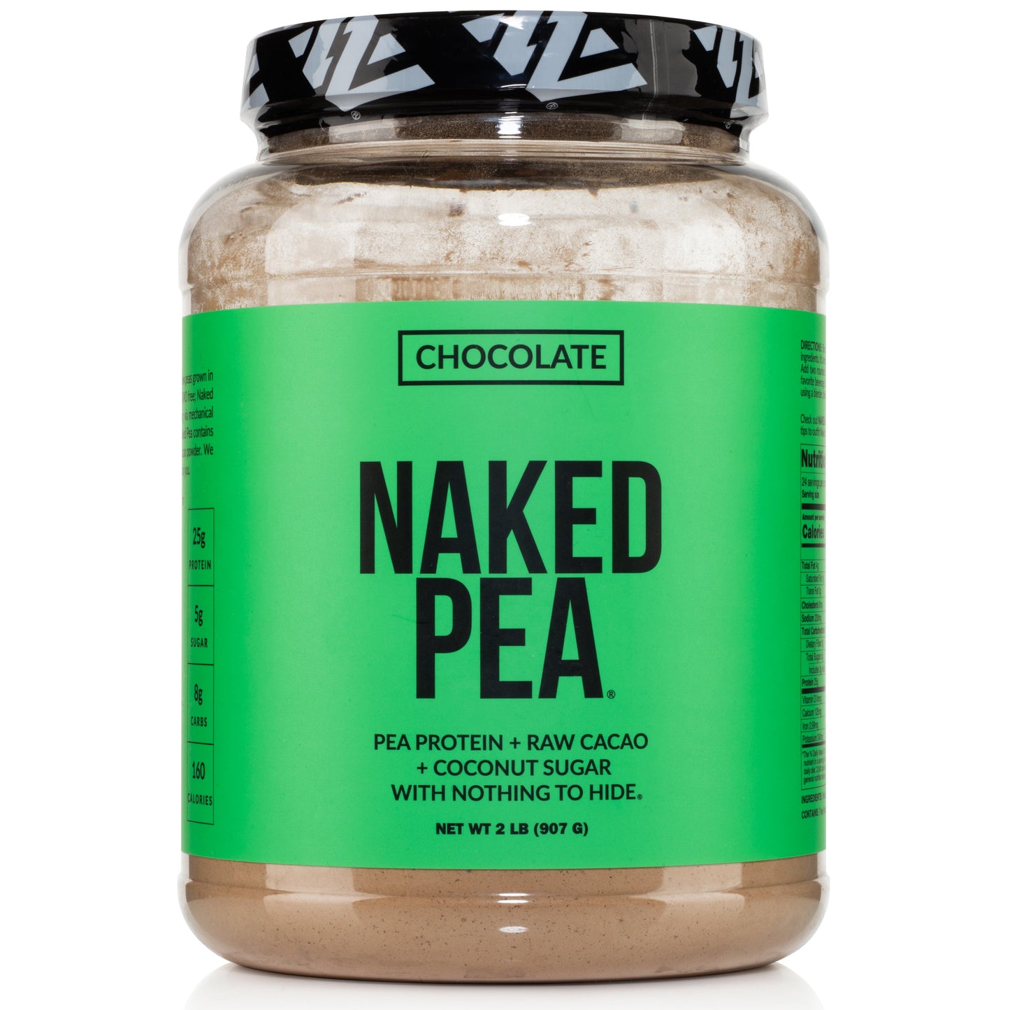 Chocolate Pea Protein Powder | Naked Chocolate Pea - 2LB