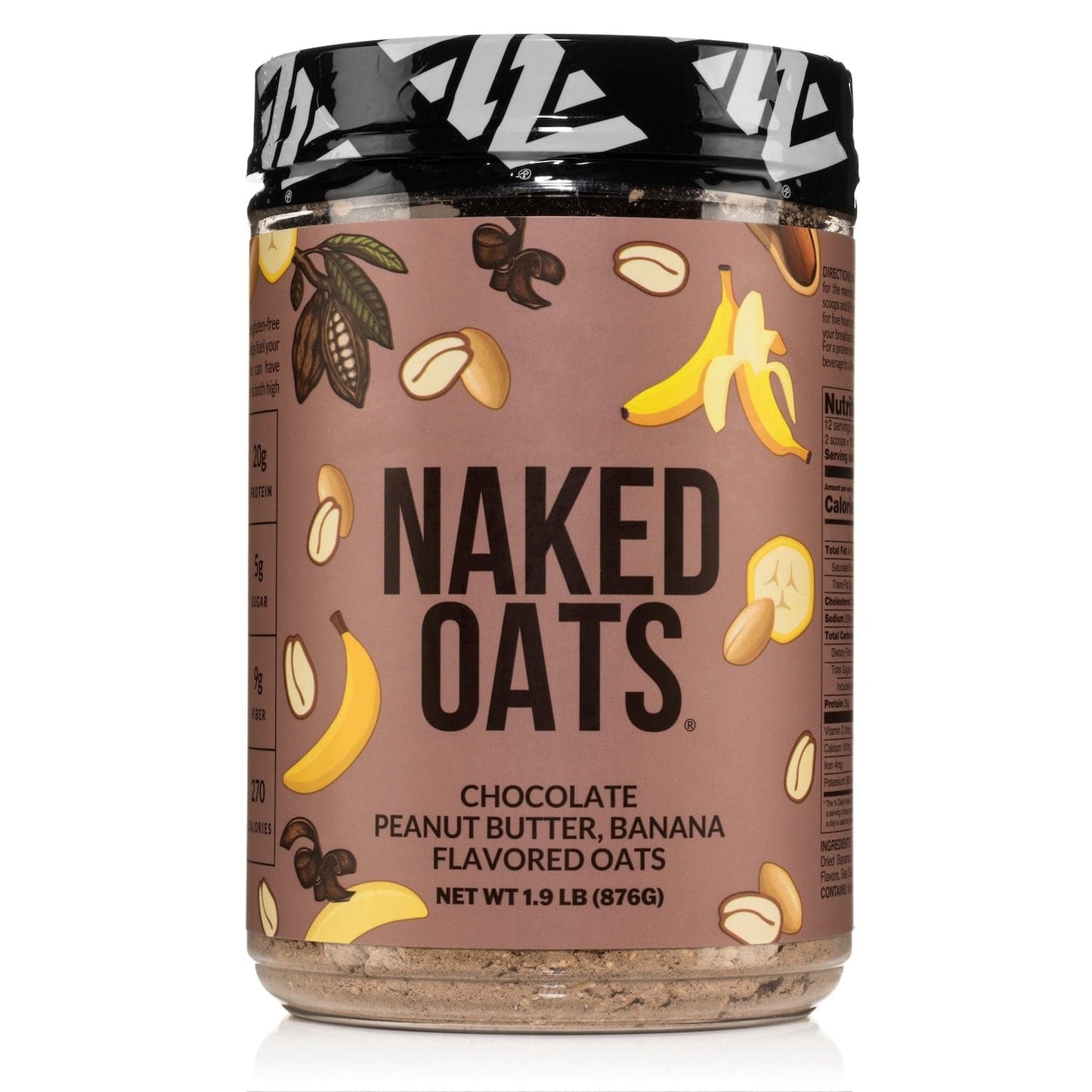 Chocolate Peanut Butter Banana Protein Oats | Naked Oats