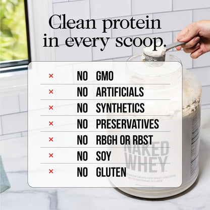 Vanilla Whey Protein Powder | Naked Vanilla Whey - 5LB