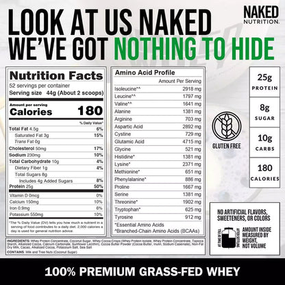Cookies & Cream Whey Protein Powder | Naked Whey - 5LB