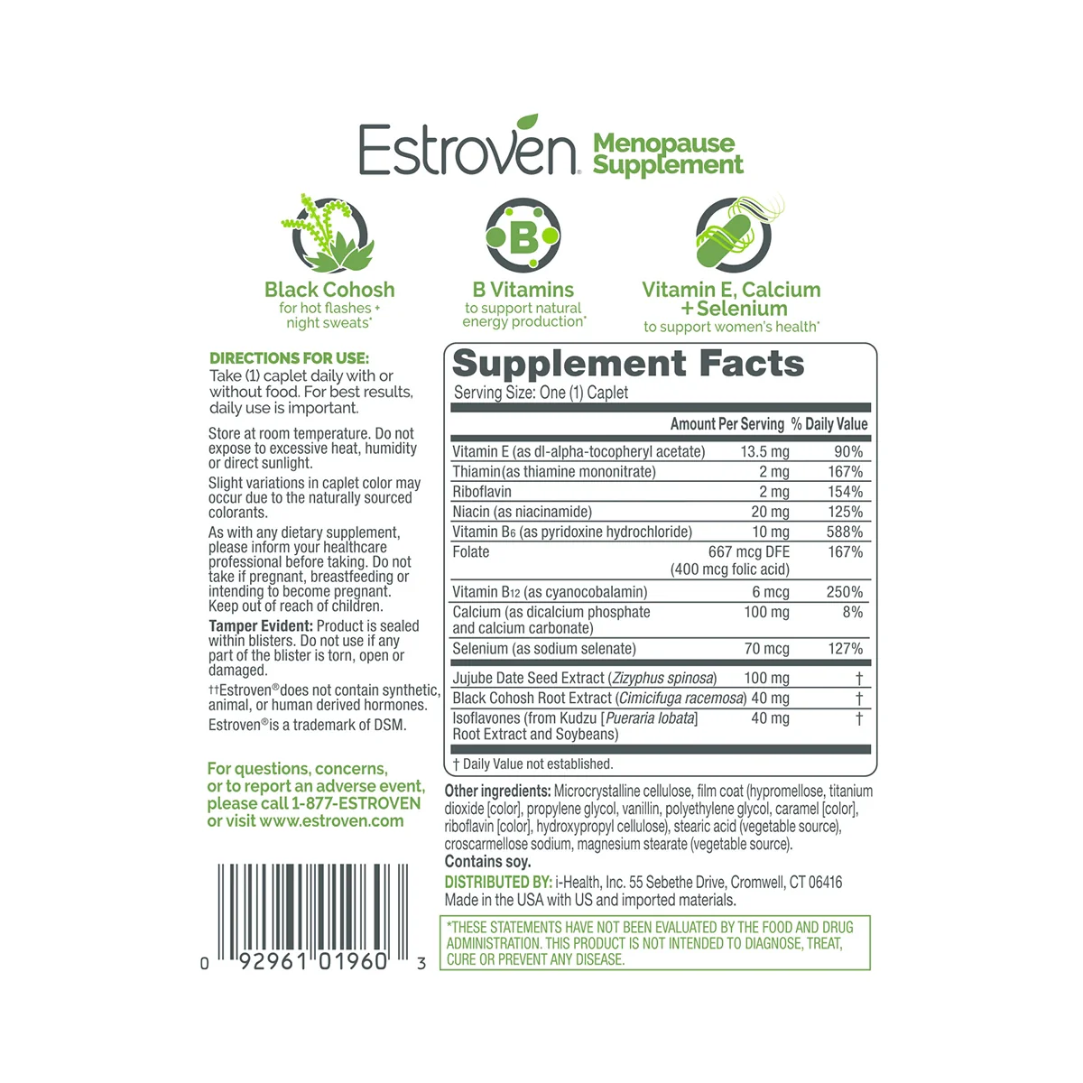 Estroven® Menopause Relief Maximum Strength 15 Count - Free Gift