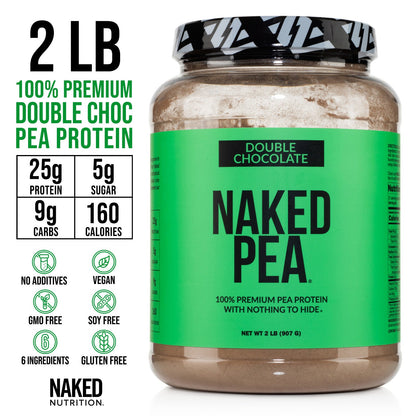 Double Chocolate Pea Protein Powder | Naked Pea - 2LB