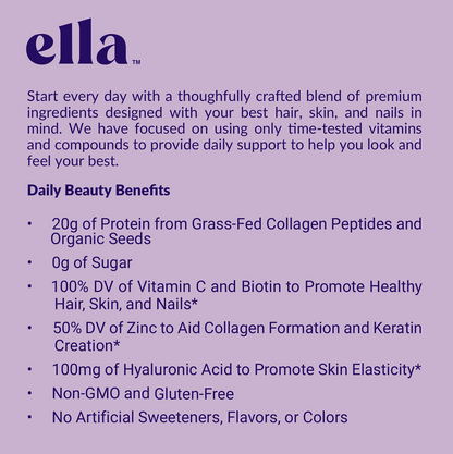 Chocolate Beauty Protein Powder | Ella