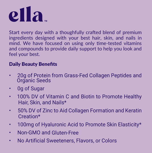 Chocolate Beauty Protein Powder | Ella
