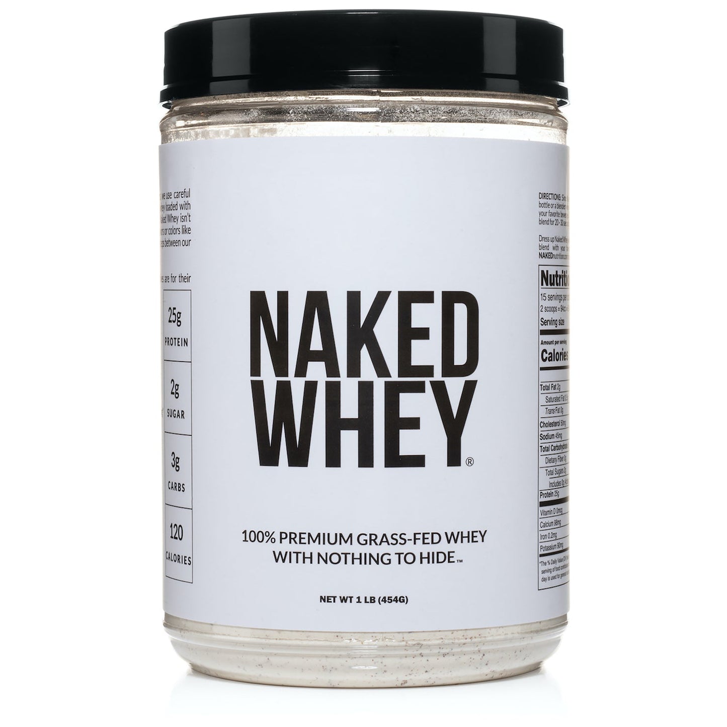 Grass Fed Whey Protein Powder | Naked Whey - 1LB