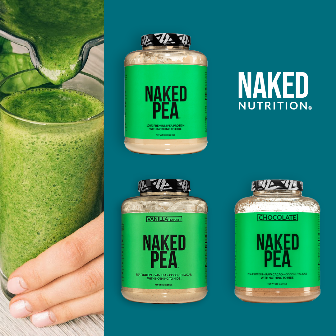 Chocolate Pea Protein Powder | Naked Chocolate Pea - 2LB