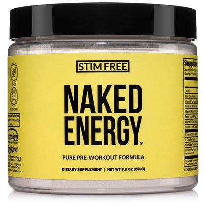 Stim Free Pre Workout | Stim Free Naked Energy - 50 Servings