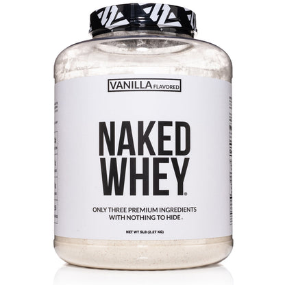 Vanilla Whey Protein Powder | Naked Vanilla Whey - 5LB
